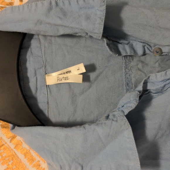 Truth Ombre Blue Button Down - Picture 2 of 3